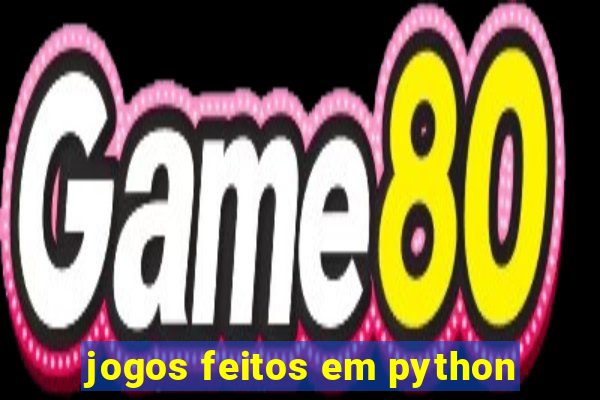 jogos feitos em python